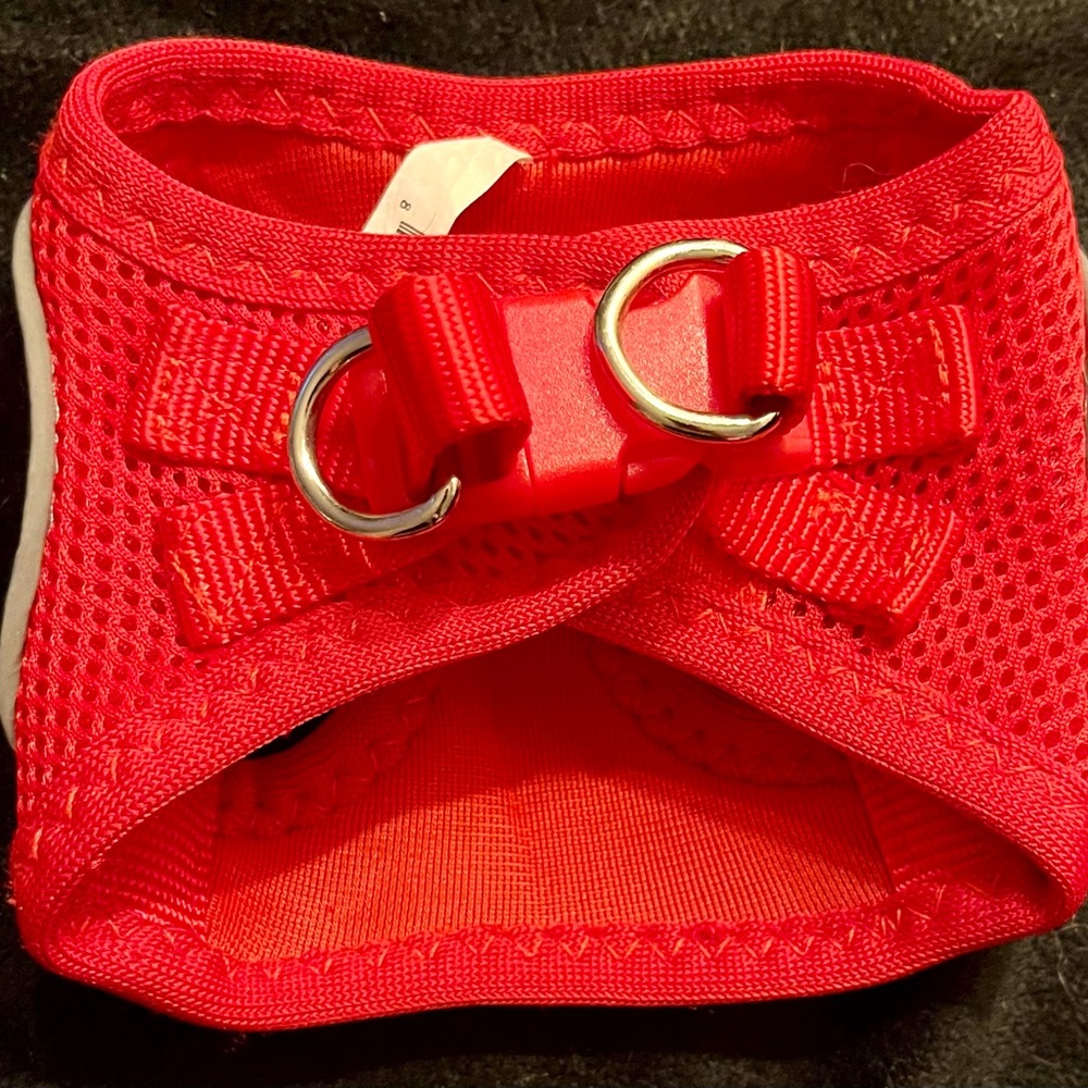 Red Mesh Dog Harness